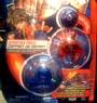 Bakugan Starter - Aquos(Blue) Saurus, Pyrus(Red) Laserman[400G], Darkus(Black) Mystery