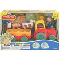 CAILLOU FARMER WITH Pull-Back TRACTOR and Animals