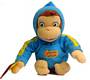 7-Inch Plush: Curious George Aqua Hood