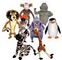 Madagascar 2 Plush - Set of 8