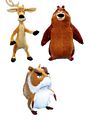 7-Inch Open Season Plush Set of 3