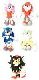 Sonic The HedgeHog 12 inch Plushies Set of 4 AND 10-Inch AMY