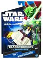 SW Transformers Crossovers Black and Blue - Yoda to Attack Shuttle