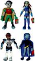 Teen Titans 8 inch Plush Set of  4